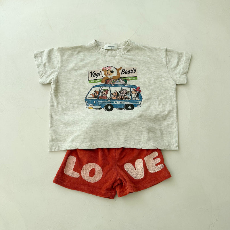 Yogi bear tee - Oatmeal