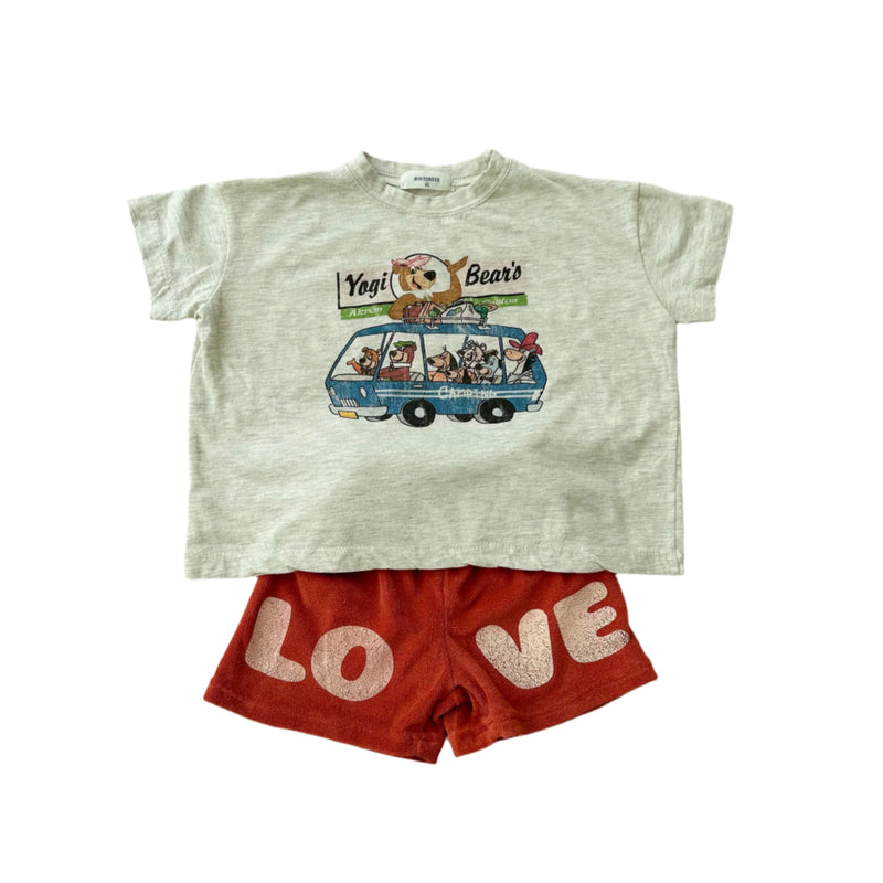 Love terry shorts - Burnt orange