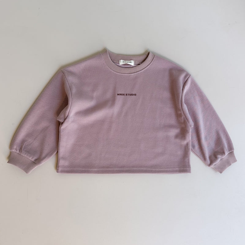 Made studio crop top - Old pink