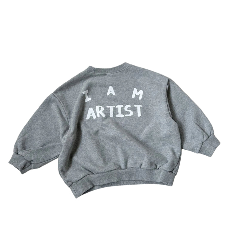 Artist sweater - Grey melange