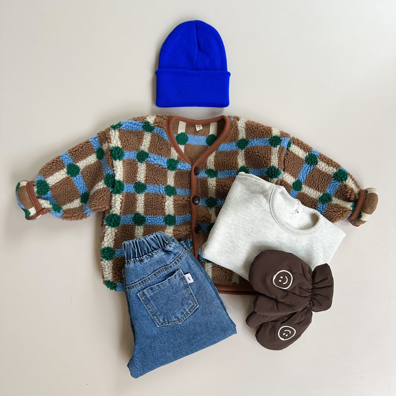 Kids basic beanie - Blue
