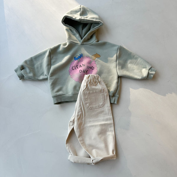 Cleaning day hoodie - Mint