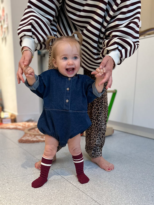 Bebe denim onesie - Dark blue