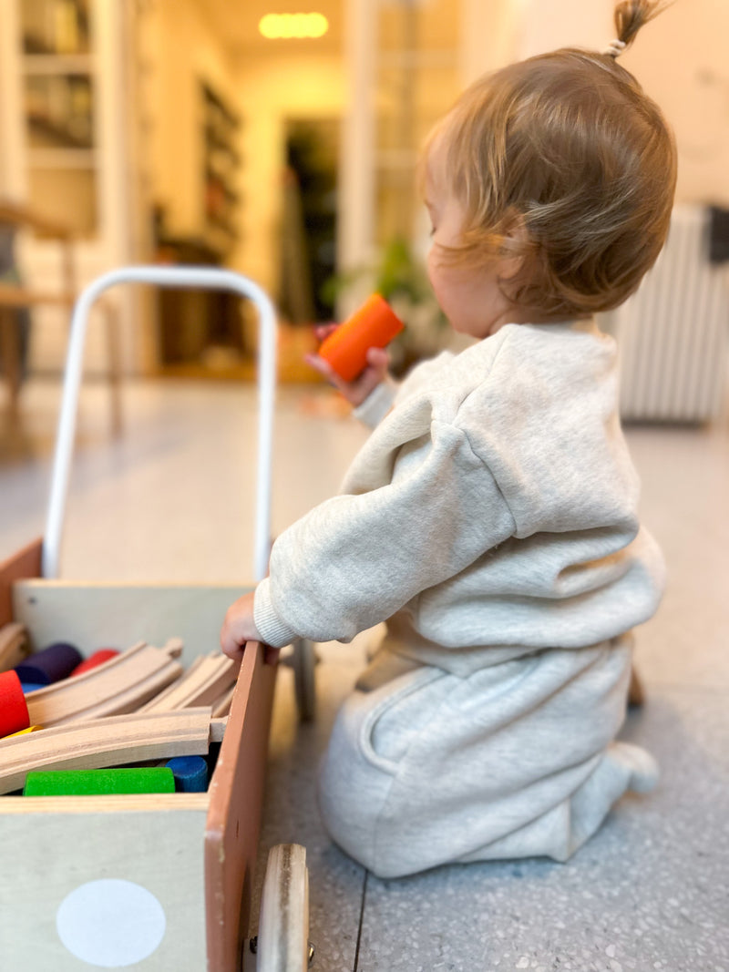 Bears top bottom set - Oatmeal