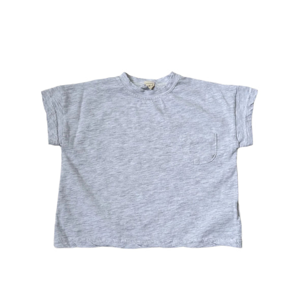Lovin pocket tee - White melange