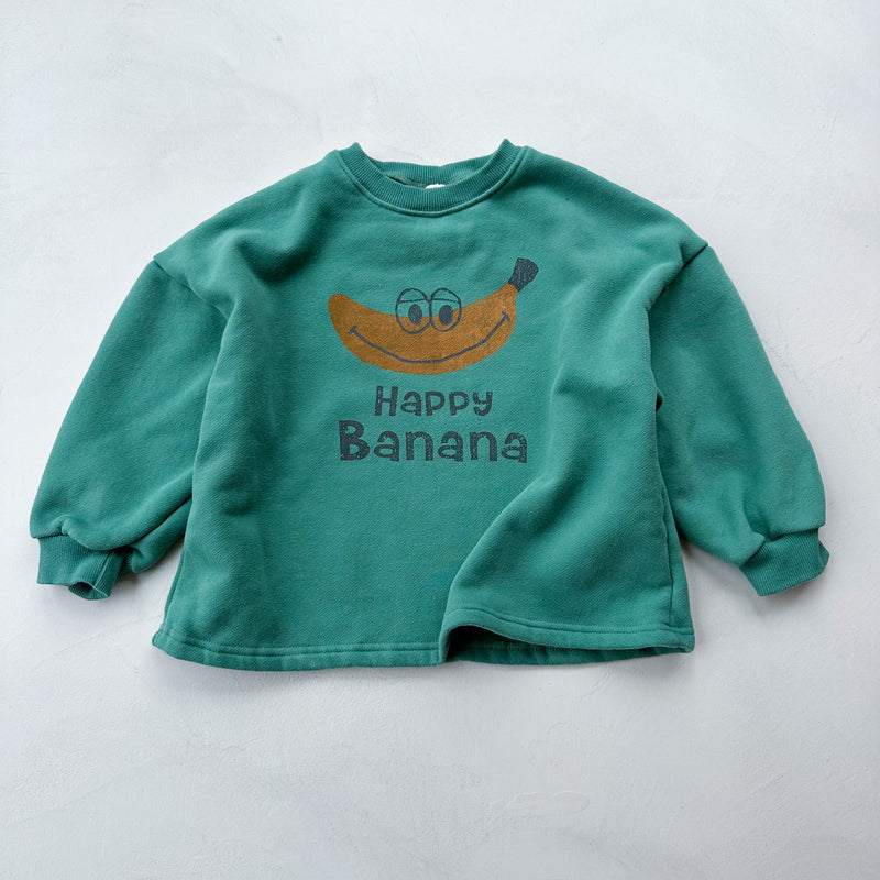 Banana fleece sweatshirt - Green