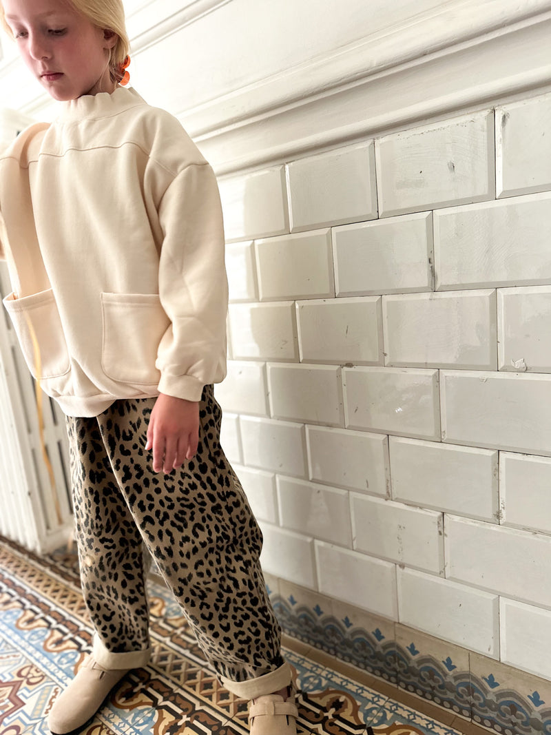 Rafa baggy jeans - Leopard print