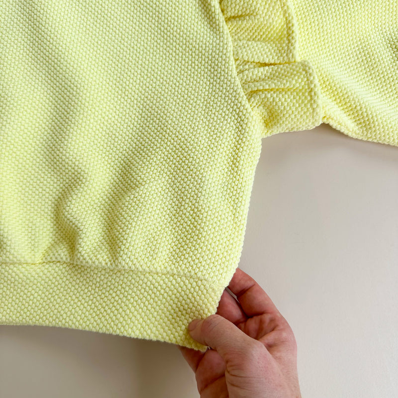 Frill sweater - Vanilla lemon