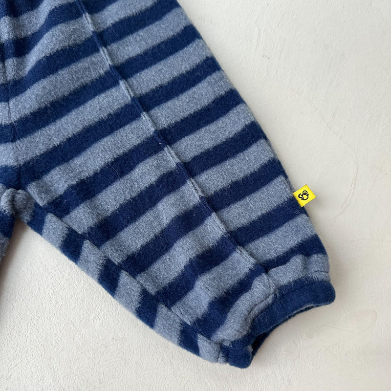 Bebe striped fleece joggers - Blue