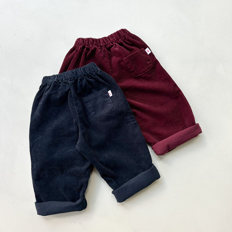 Roco corduroy chino pants - Burgundy