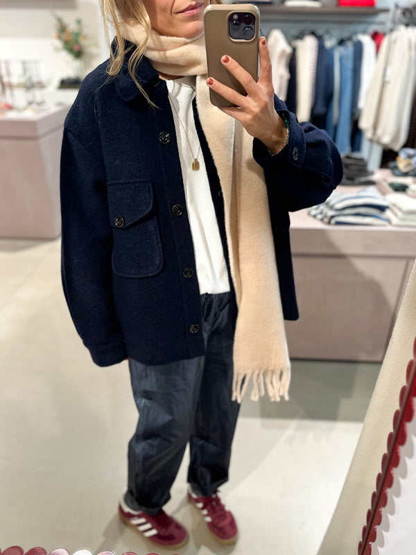 Aime wool jacket - Navy