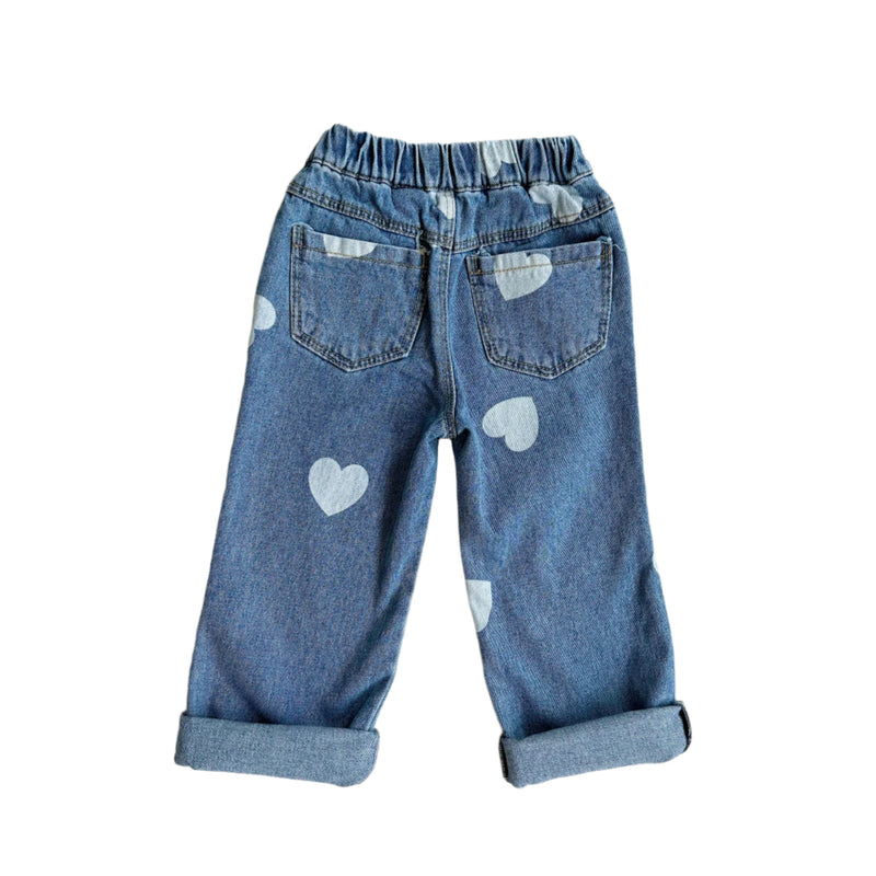 Heart denim - Blue