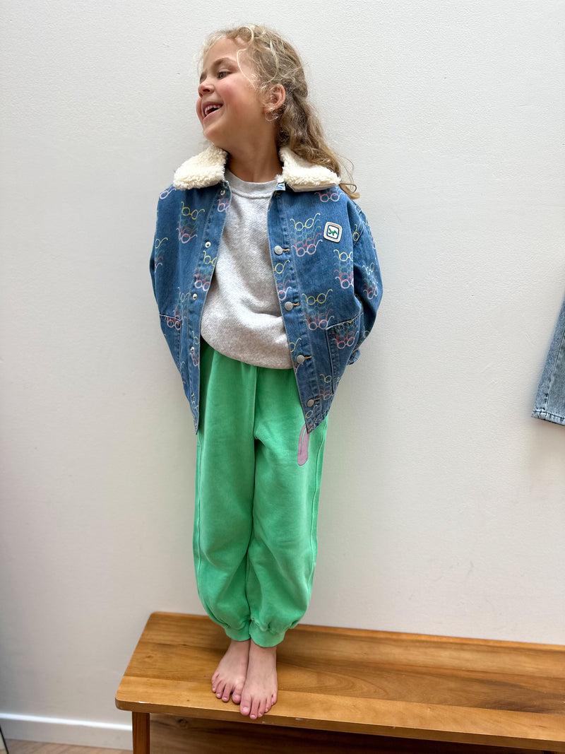 Pink cat lounge pants - Green
