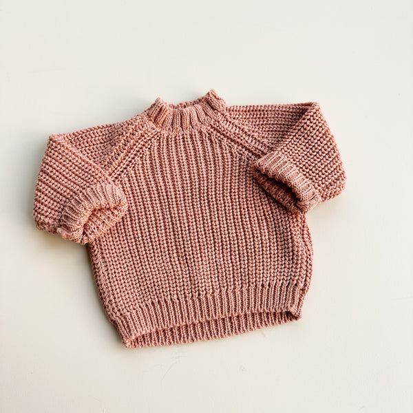 Soft cotton knit - Blush pink