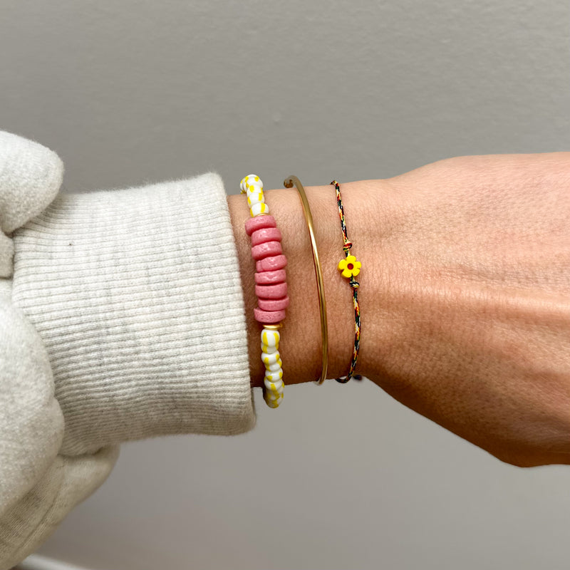 Mini flower bracelet - Multi
