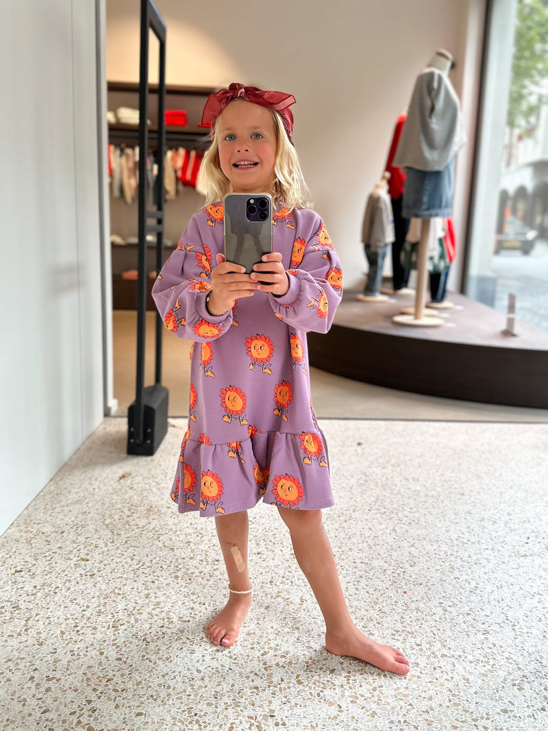 Sunflower sweater dress - Washed purple