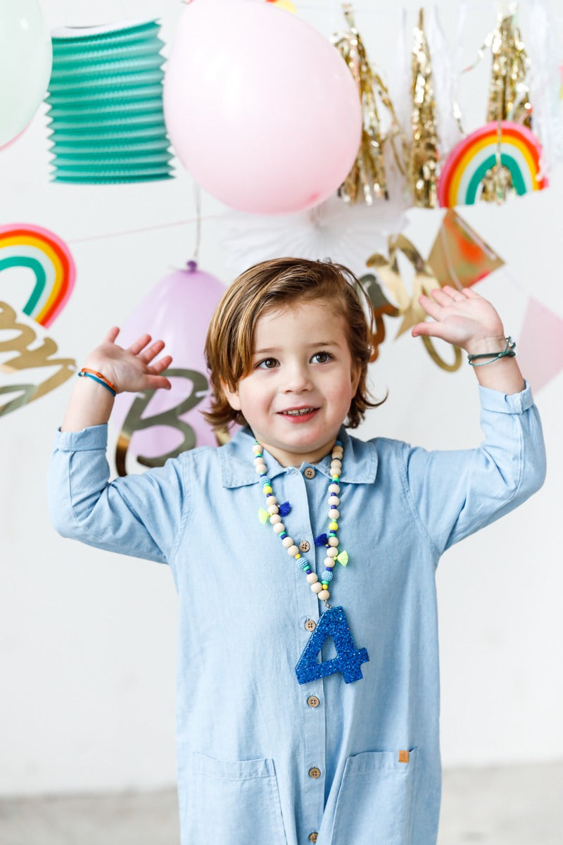 FB fresh party necklace - Blue
