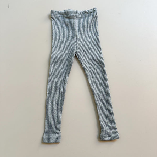 Navi rib leggings - Melange grey