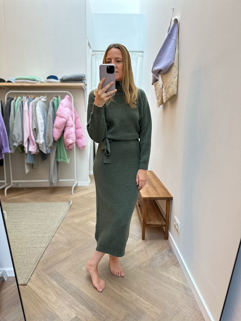 Hart cashmere mix dress - Khaki