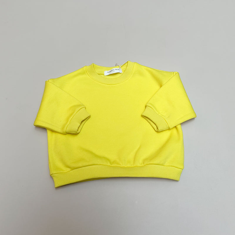 Daily fleeced sweater - Yellow