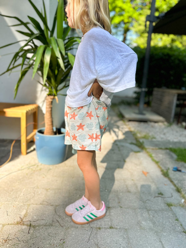 Shell shorts - Sky