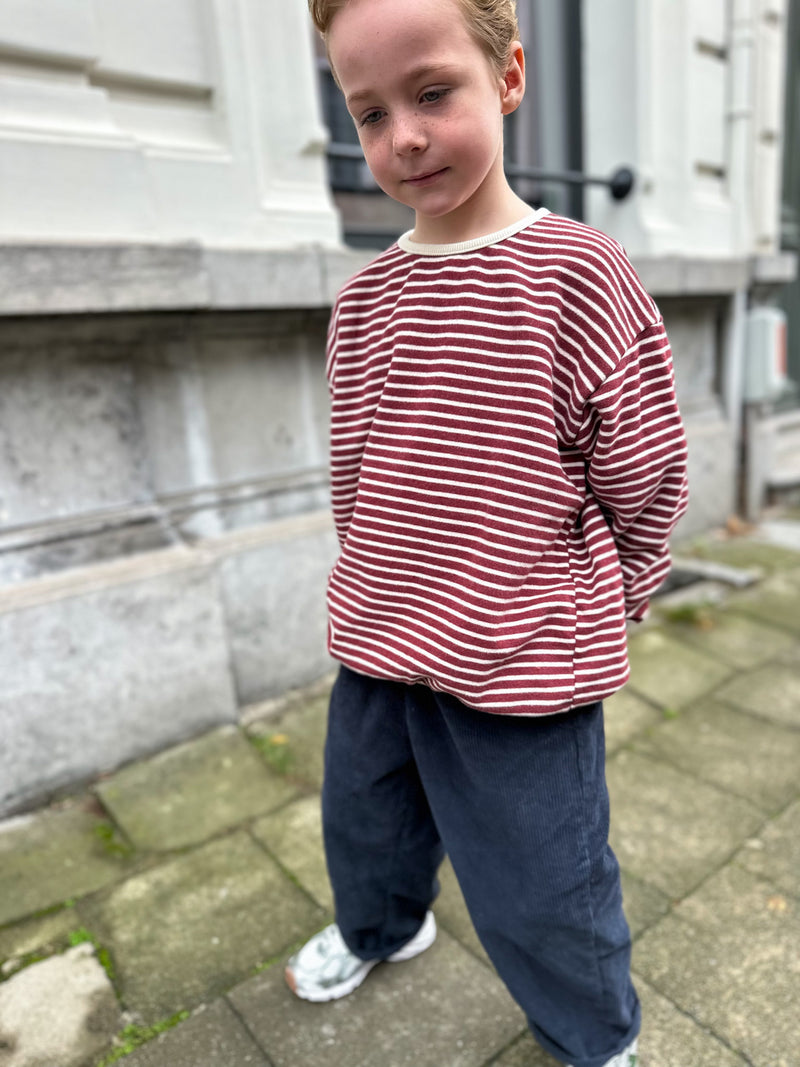 Roco corduroy chino pants - Navy