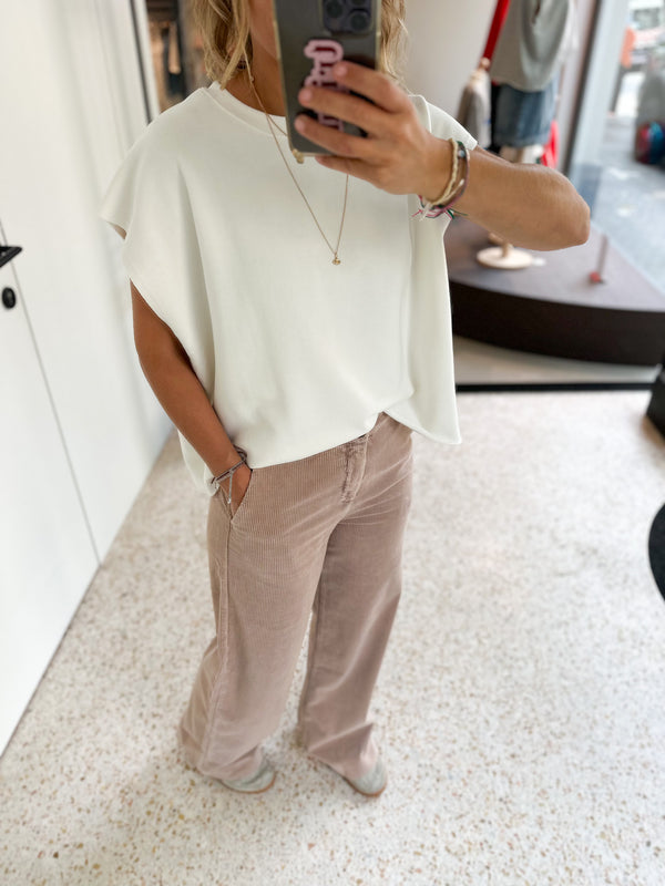Pacifie wide velours pants - Dust