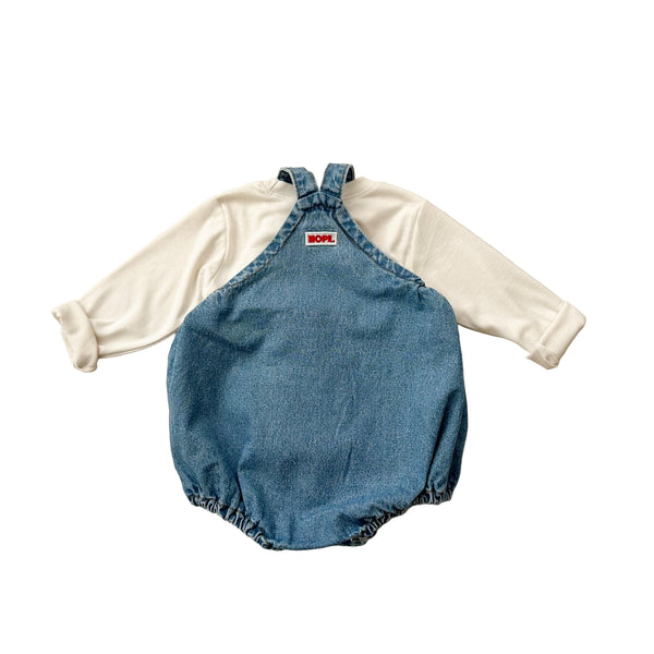 Denim onesie set - Blue