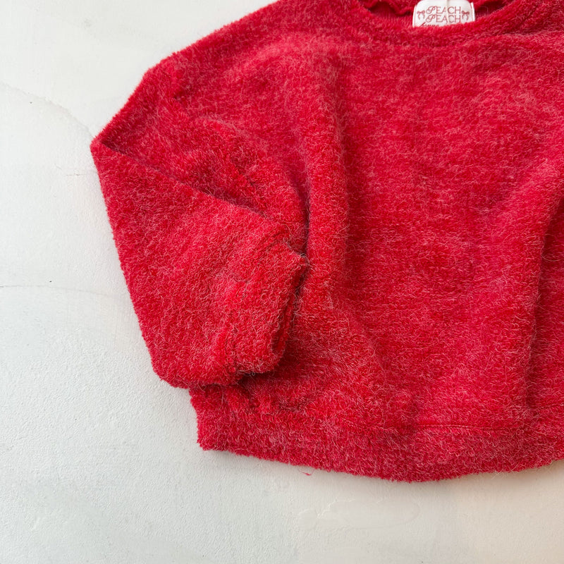 Soft plush jumper - Red