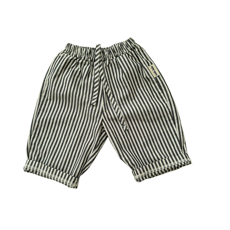 Bebe striped chino pants - Charcoal