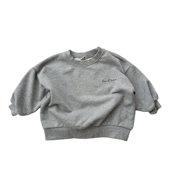 Bebe lunch time sweatshirt - Grey melange