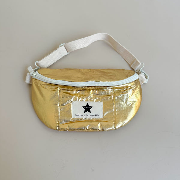 Metallic fanny (bike) bag - Gold