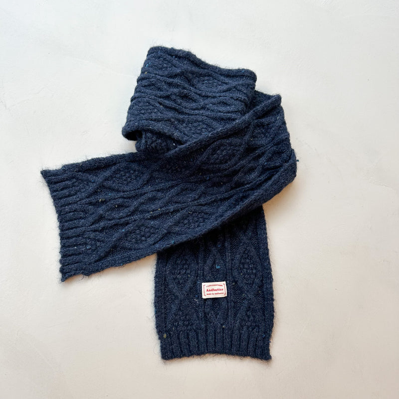 Speckled scarf - Navy