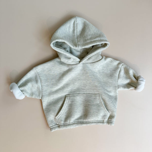 Chunky fleece hoodie - Oatmeal