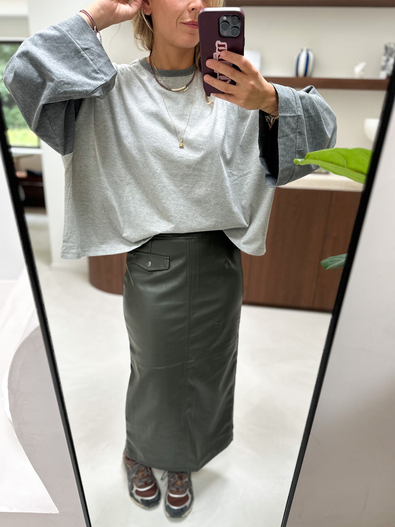 Mick Skirt  - Khaki