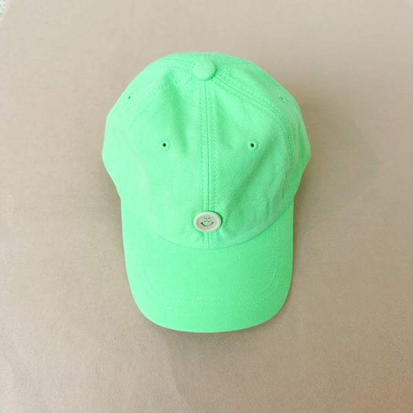 Smiley cap - Neon green