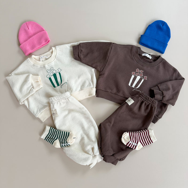 Bebe popcorn sweatshirt - Brown