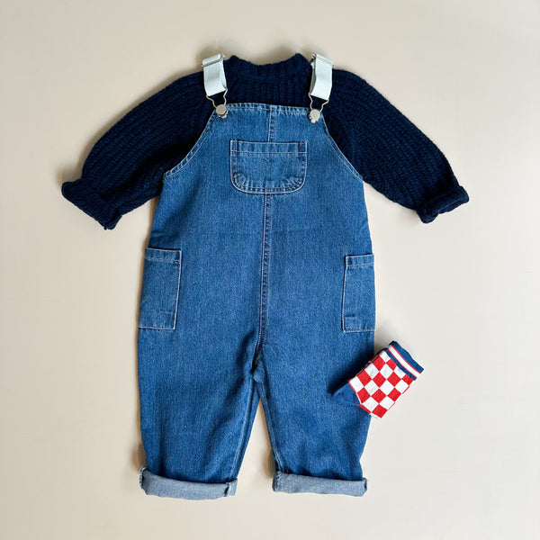 Kangaroo denim overalls - Blue