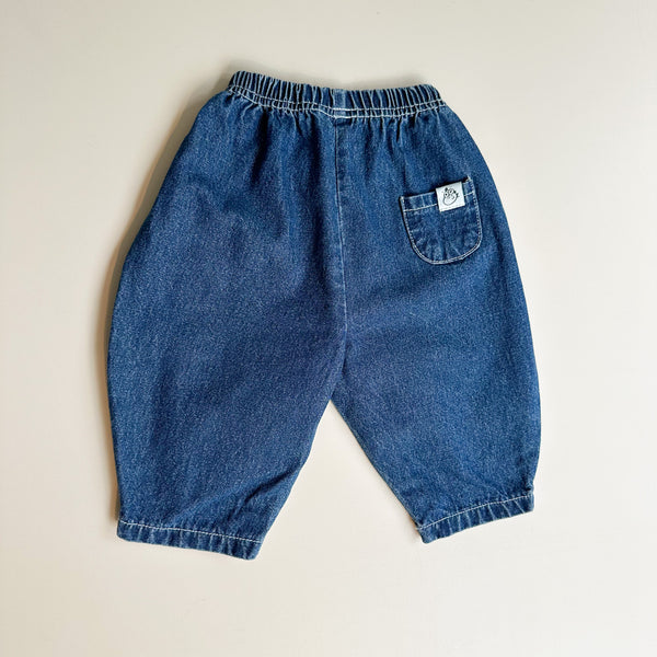 Bebe baggy denim pants - Blue