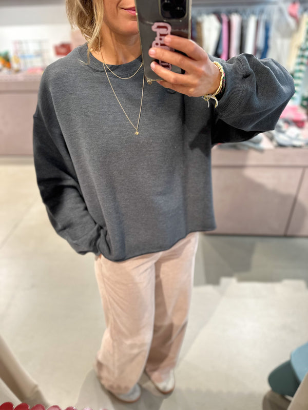 Victoire sweatshirt - Charcoal