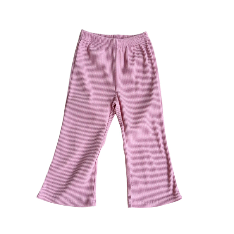 Bonbon ribbed pants - Candy pink