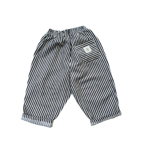 Lala striped pants - Black