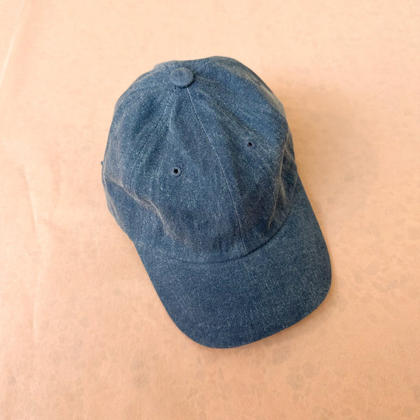 Simple washed cap - Navy