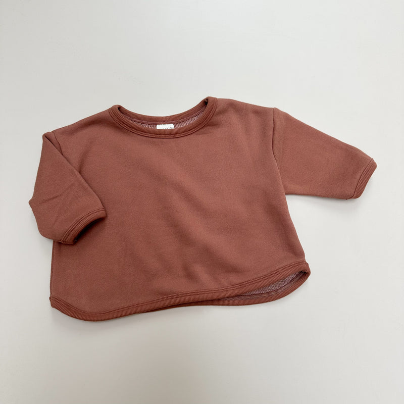 Bam bam sweater - Terracotta brick