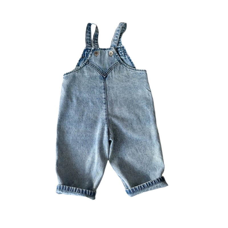 Robin denim overalls -  Bleached denim