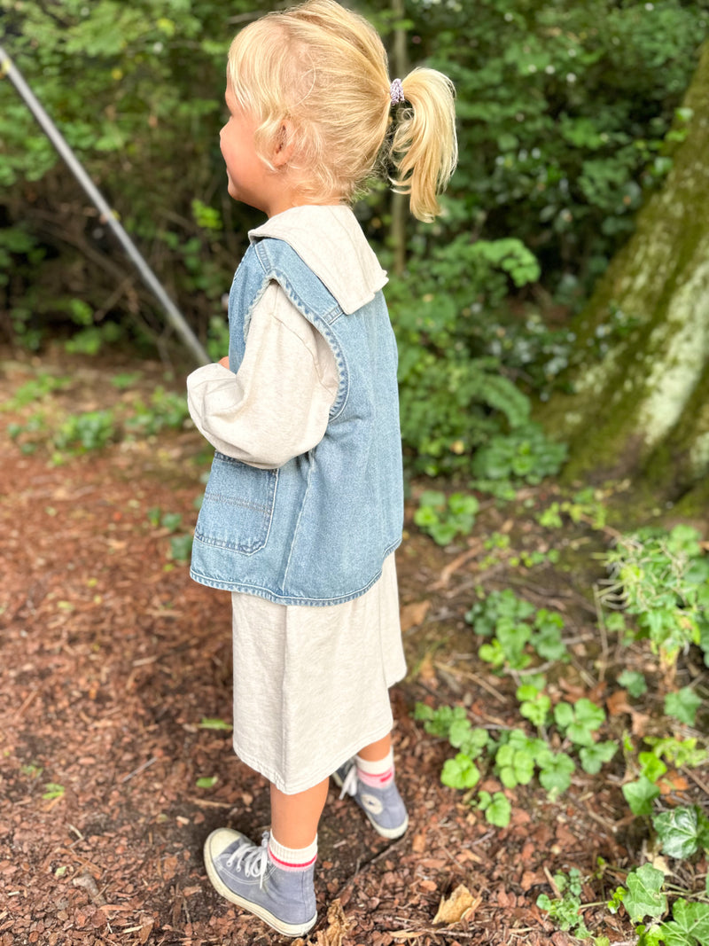 Sailor sweater dress - Oatmeal