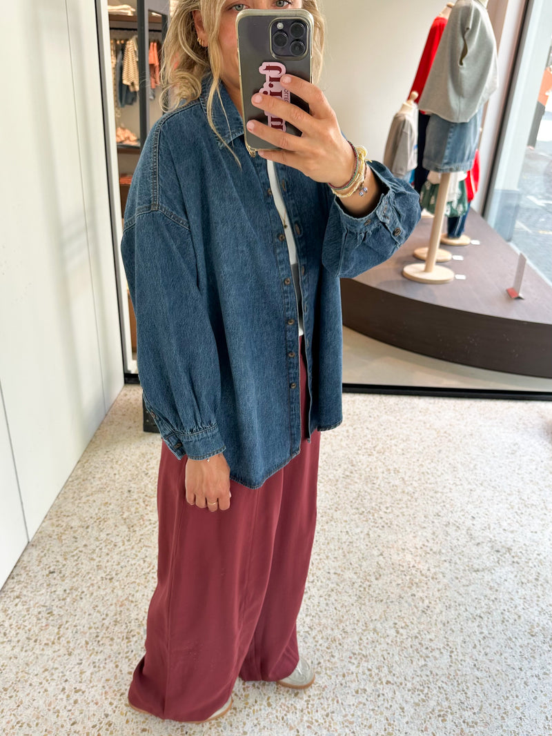 Lanow trousers - Cherry tree