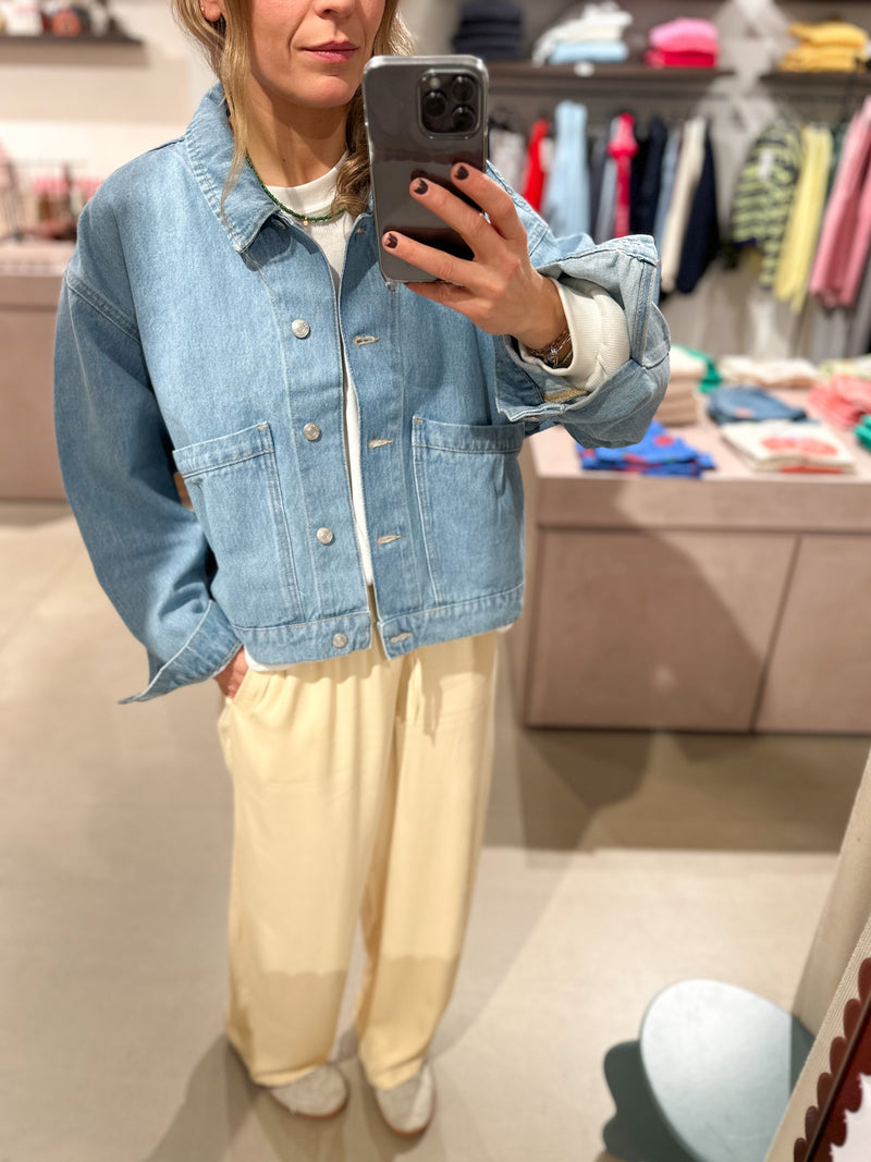 Nicole denim jacket - Light blue