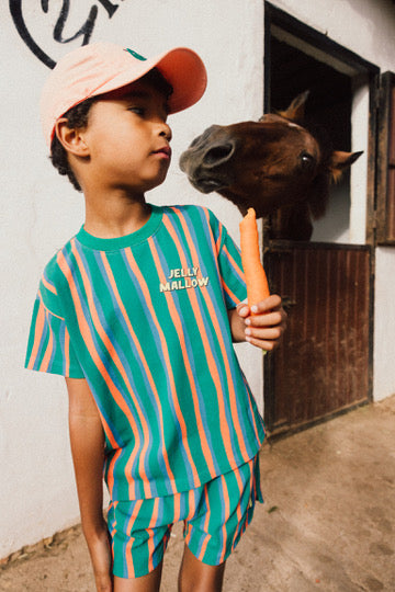 JM striped tee - Green