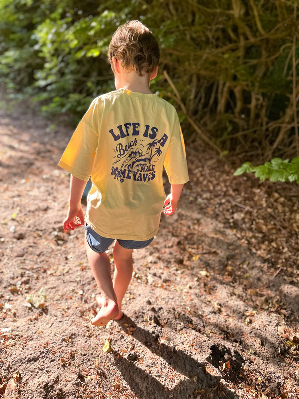 Beach tee - Yellow